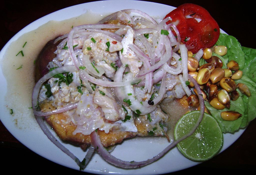 Ceviche de trucha (Peru)