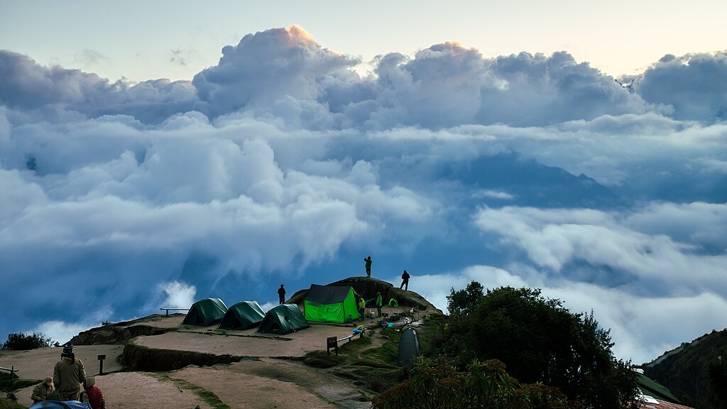 Phuyupatamarca Camp site, Inca Trail, Peru