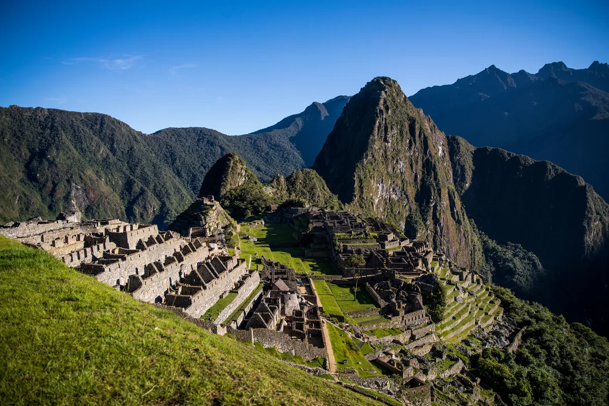 Machu Picchu seen from Circuit 2 early in the morning before the crowds