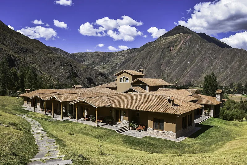 Sacred Valley hotel with ground-level casitas and flat walkways